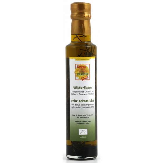 Olio di oliva alle erbe selvatiche 250ml IT BIO 013*